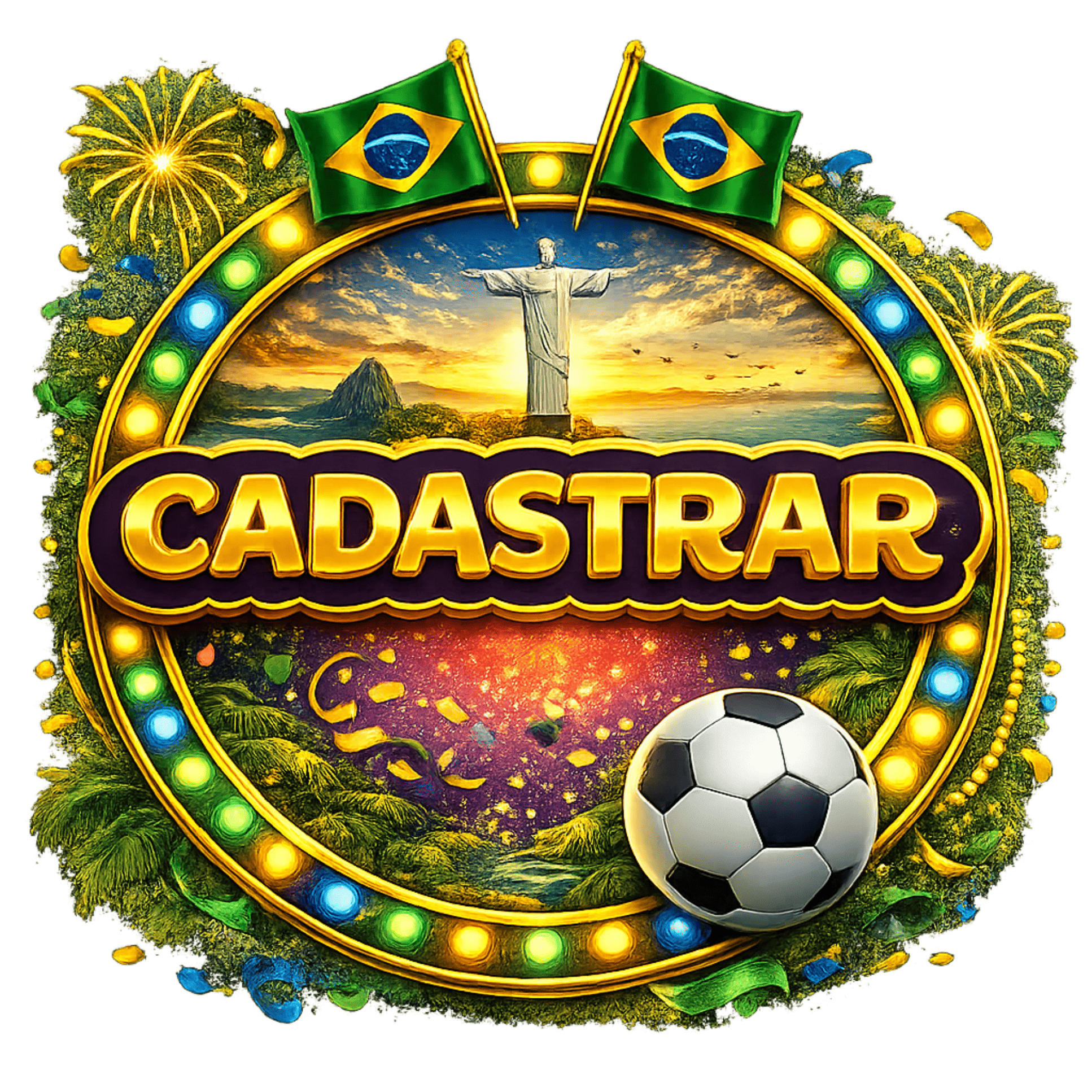 Botão de jogar/cadastrar